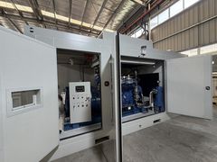 300kw 350kva 400kw 500kva محرك Yuchai الكهربائية CNG الأنابيب مجموعة مولدات الغاز الطبيعي