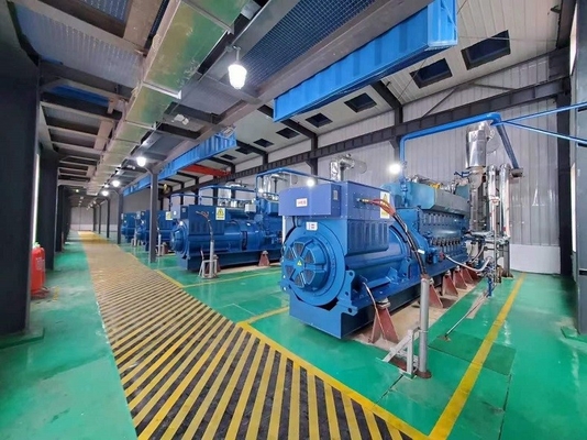 سعر جيد 1000KW 1MW محطة توليد الطاقة بمجموعة مولدات الغاز الحيوي بالغاز الطبيعي حاوية مفتوحة الانترنت