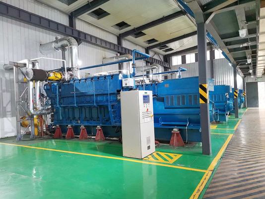 سعر جيد 1500KW 1.5MW Natural Gas Biogas Generator Set Power Station Open Container الانترنت