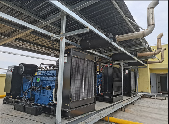 سعر جيد 50hz 60hz 300KW Natural Gas Generator Set Yuchai Engine Powered الانترنت