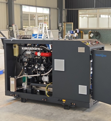 سعر جيد 20kw 25kva Natural Gas Methane Propane LPG Micro CHP System for Home Hotel Office ComAp Controller الانترنت