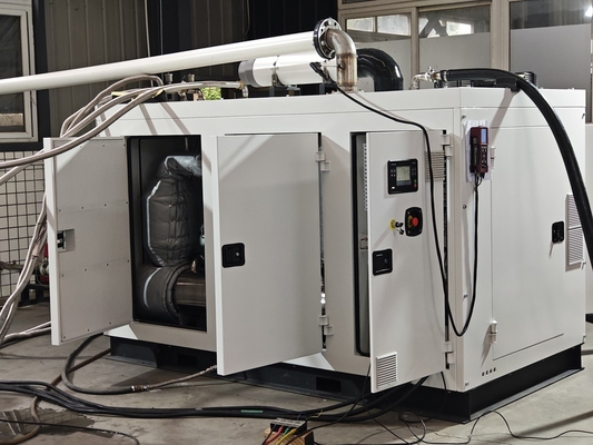 سعر جيد 50Hz CE Approved Low Noise Silent Natural Gas BHKW CHP Cogenerator 120kw 150kva الانترنت