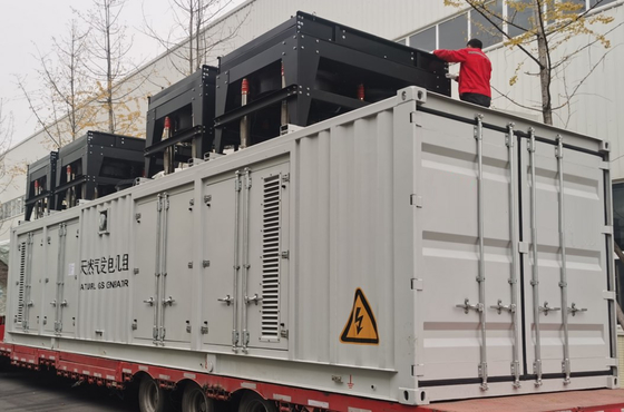 سعر جيد Silencer Equipped 250KW 300KVA 500KW 625KVA Deutz Natural Gas LNG CNG Generator Set for Outdoor Gas and Oil Fields الانترنت