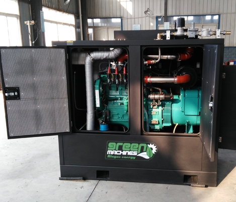 سعر جيد Biogas CHP BHKW 30KW 40KVA CE Certified For Heating Hot Water Farm Power Supply الانترنت